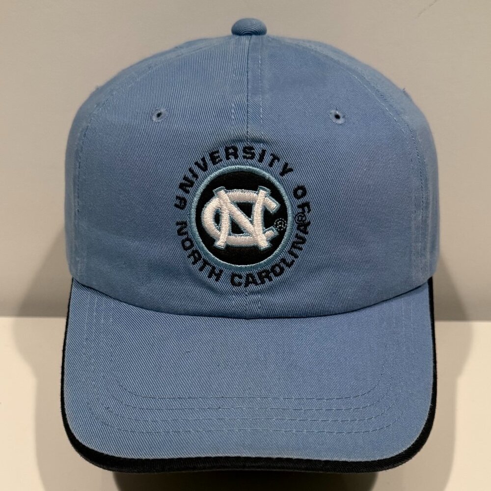 UNC North Carolina Tar Heels Signatures Strapback Adjustable Hat Cap Blue